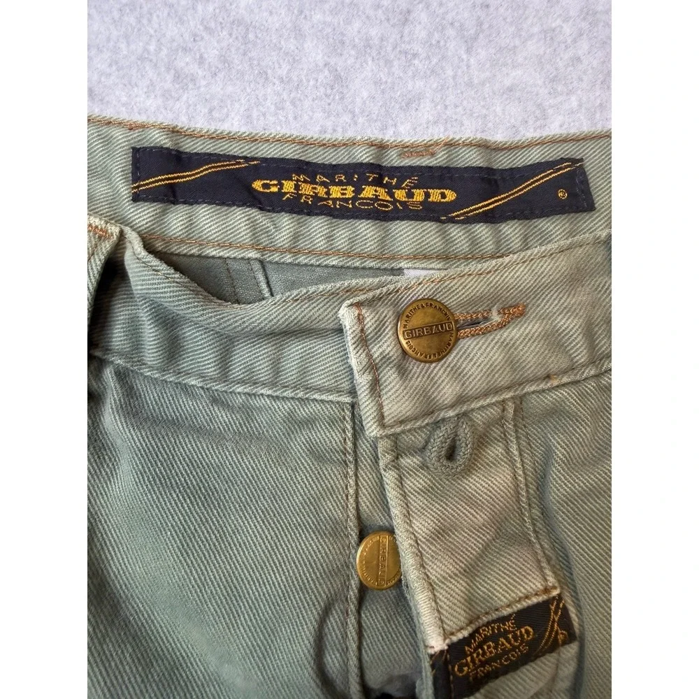 Vintage Marithe Francois Girbaud Shorts Mens 34 (Fit 32)  GreenDenim 90s USA Y2K